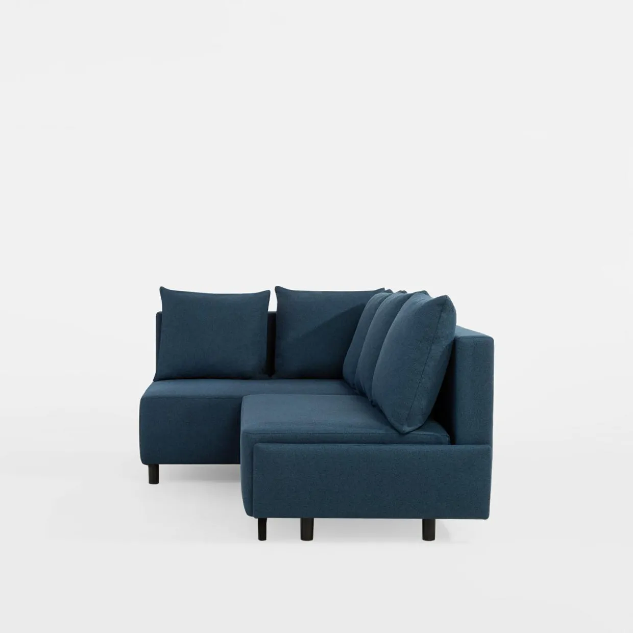 Narożnik rozkładany niebieski LOGOS lewy