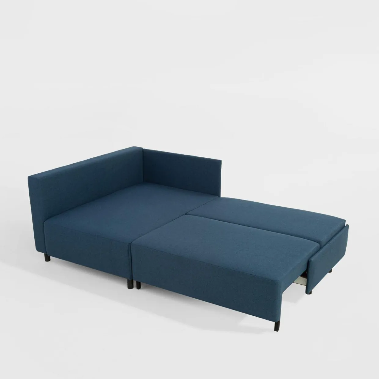 Narożnik rozkładany niebieski LOGOS lewy