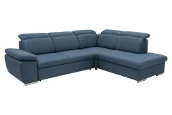 Narożnik rozkładany niebieski ALDO prawy
