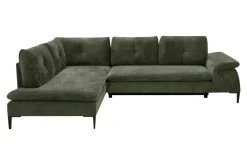 Narożnik rozkładany oliwkowy OZZY L lewy