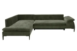 Narożnik rozkładany oliwkowy OZZY L lewy