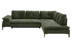 Narożnik rozkładany oliwkowy OZZY L prawy