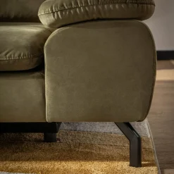 Narożnik rozkładany oliwkowy VESPA lewy