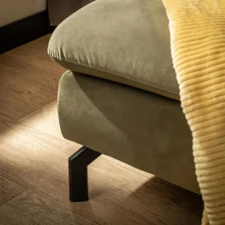 Narożnik rozkładany oliwkowy VESPA lewy