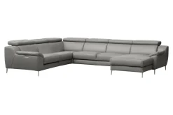 Narożnik rozkładany skórzany DOMINO prawy