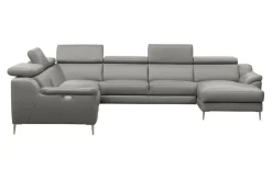 Narożnik rozkładany skórzany DOMINO prawy