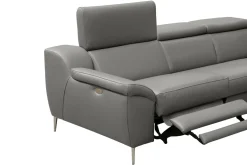 Narożnik rozkładany skórzany DOMINO prawy