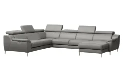 Narożnik rozkładany skórzany DOMINO prawy