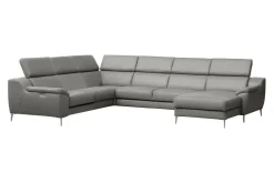 Narożnik rozkładany skórzany DOMINO prawy