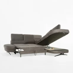 Narożnik rozkładany szary APRILLE L prawy