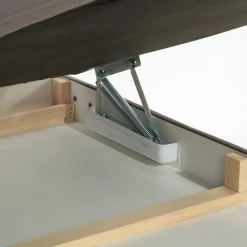 Narożnik rozkładany szary APRILLE L prawy