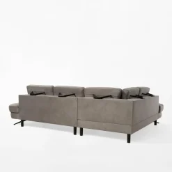 Narożnik rozkładany szary APRILLE L lewy