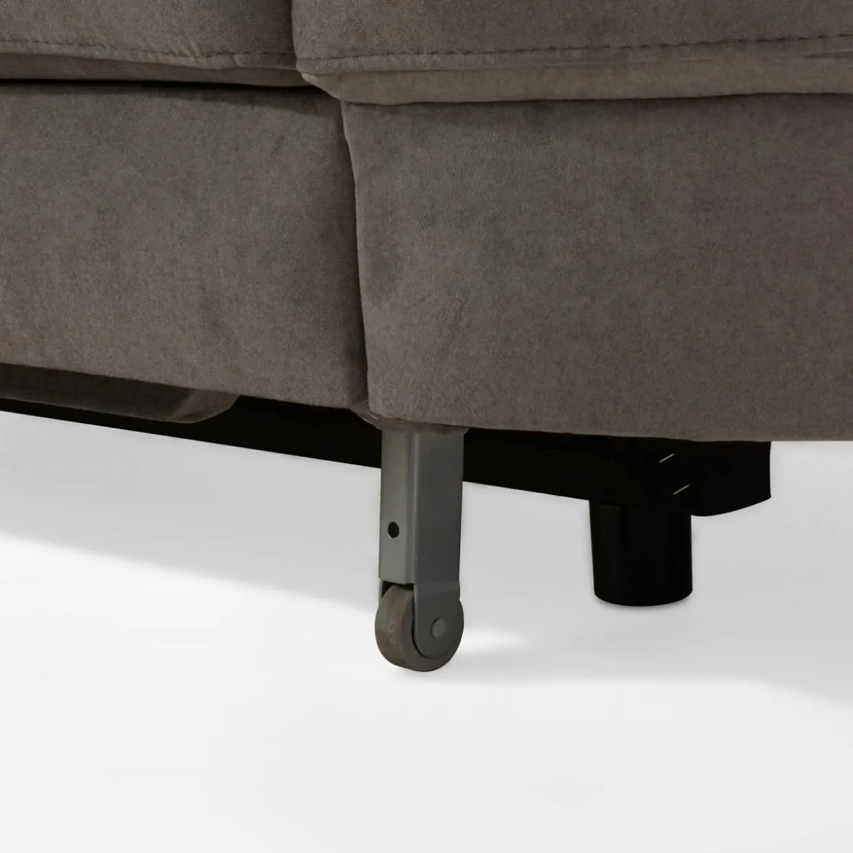 Narożnik rozkładany szary APRILLE L lewy