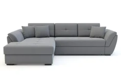 Narożnik rozkładany szary BERISSO lewy