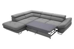 Narożnik rozkładany szary FABIO prawy