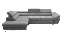 Narożnik rozkładany szary FABIO prawy