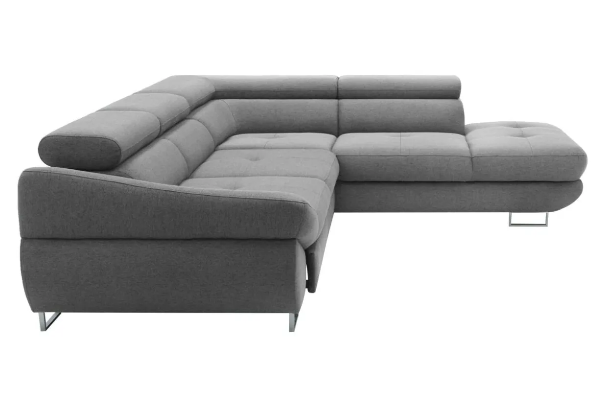 Narożnik rozkładany szary FABIO lewy