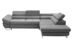 Narożnik rozkładany szary FABIO lewy