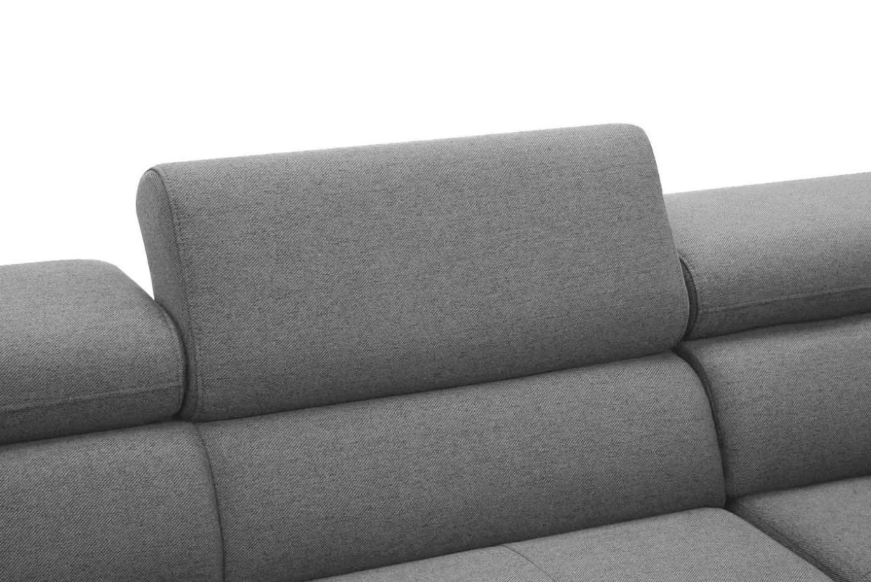 Narożnik rozkładany szary FABIO lewy