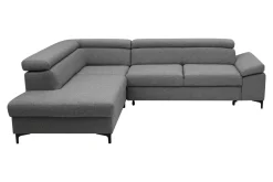 Narożnik rozkładany szary LONIGO prawy