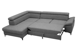 Narożnik rozkładany szary LONIGO prawy