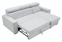 Narożnik rozkładany szary melanż MATRIX