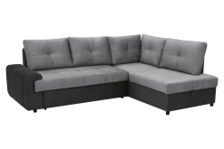 Narożnik rozkładany szary TOFFI lewy