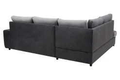 Narożnik rozkładany szary TOFFI prawy