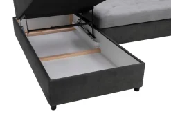 Narożnik rozkładany szary TOFFI prawy