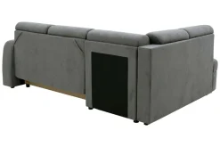 Narożnik rozkładany z 2 pojemnikami NESSI lewy