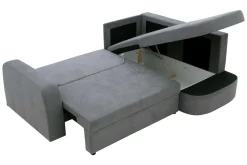 Narożnik rozkładany z 2 pojemnikami NESSI prawy