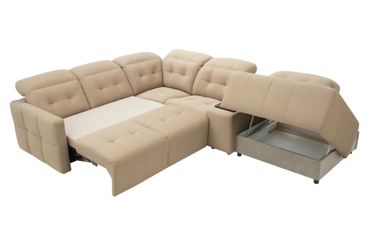 Narożnik rozkładany z funkcją relaks CANTATA lewy