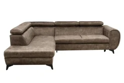 Narożnik rozkładany z regulowanymi zagłówkami MONA PIK lewy