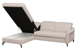 Narożnik rozkładany z regulowanymi zagłówkami BARI lewy