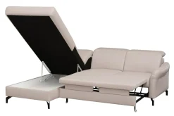 Narożnik rozkładany z regulowanymi zagłówkami BARI lewy