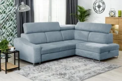 Narożnik rozkładany z regulowanymi zagłówkami BRICO lewy