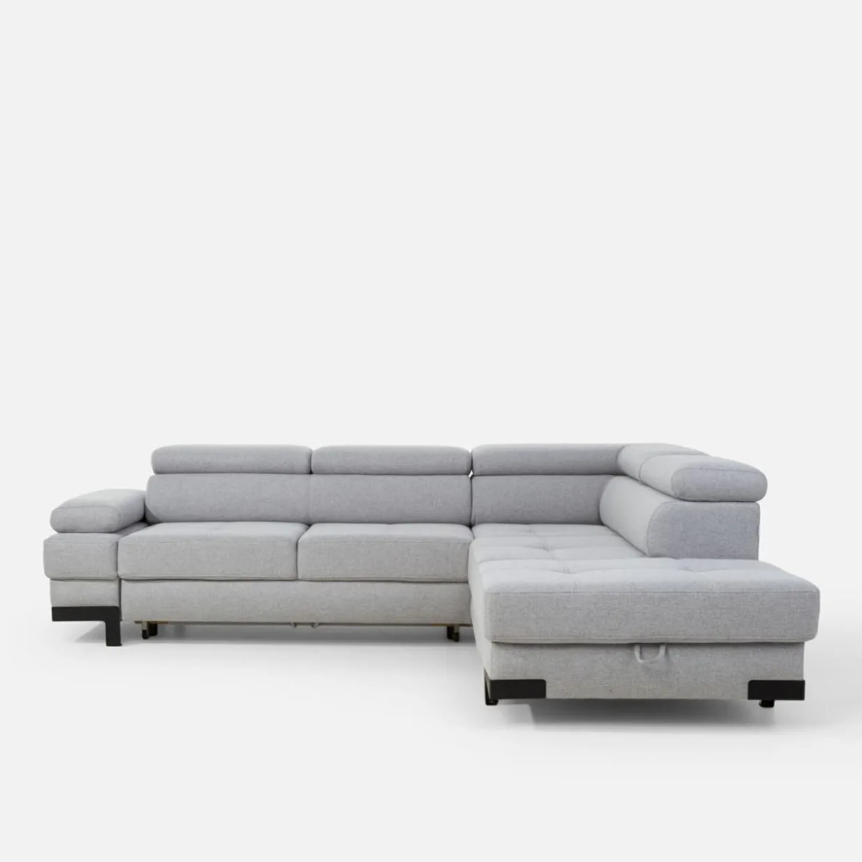 Narożnik rozkładany z regulowanymi zagłówkami EMPORIO L II prawy