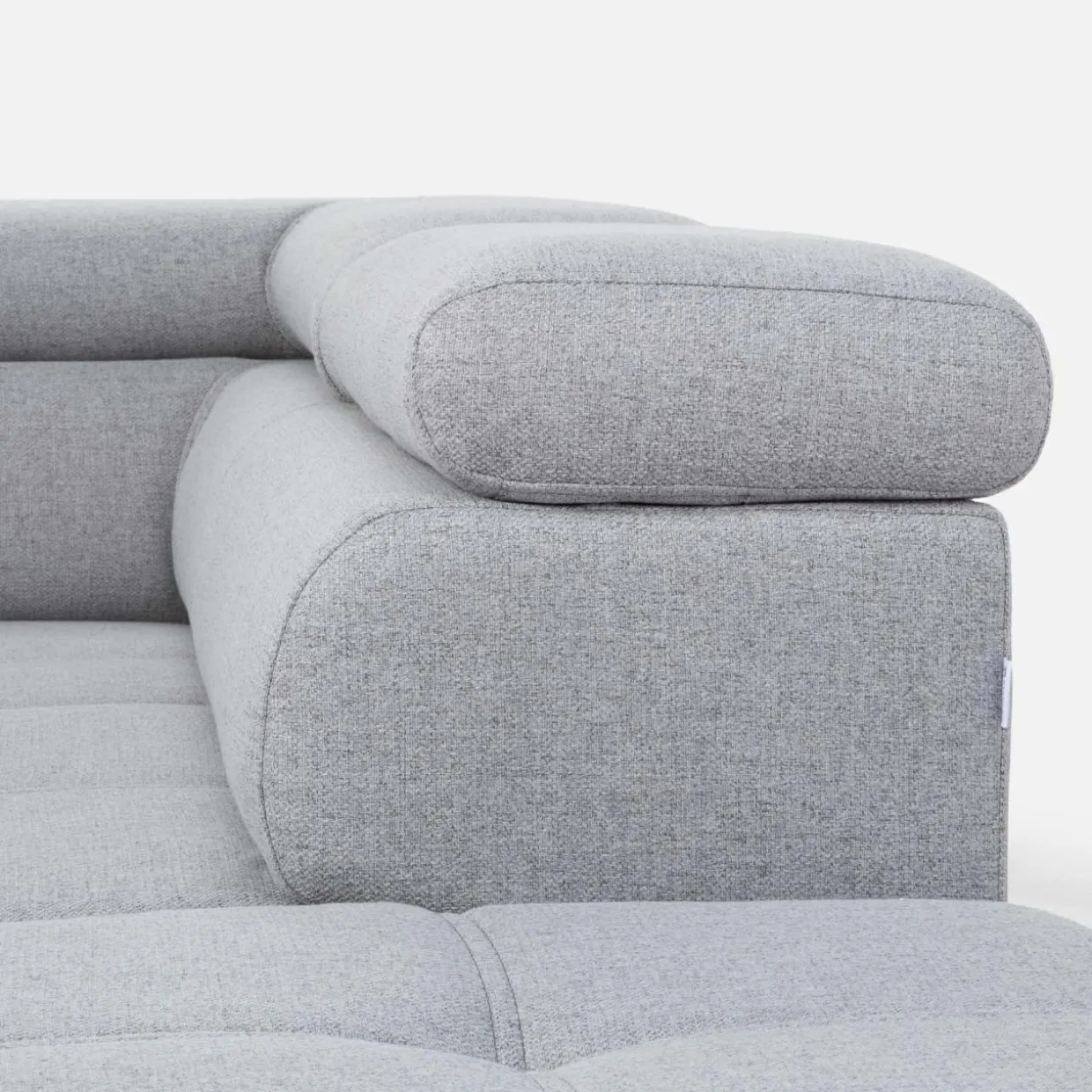 Narożnik rozkładany z regulowanymi zagłówkami EMPORIO L II prawy