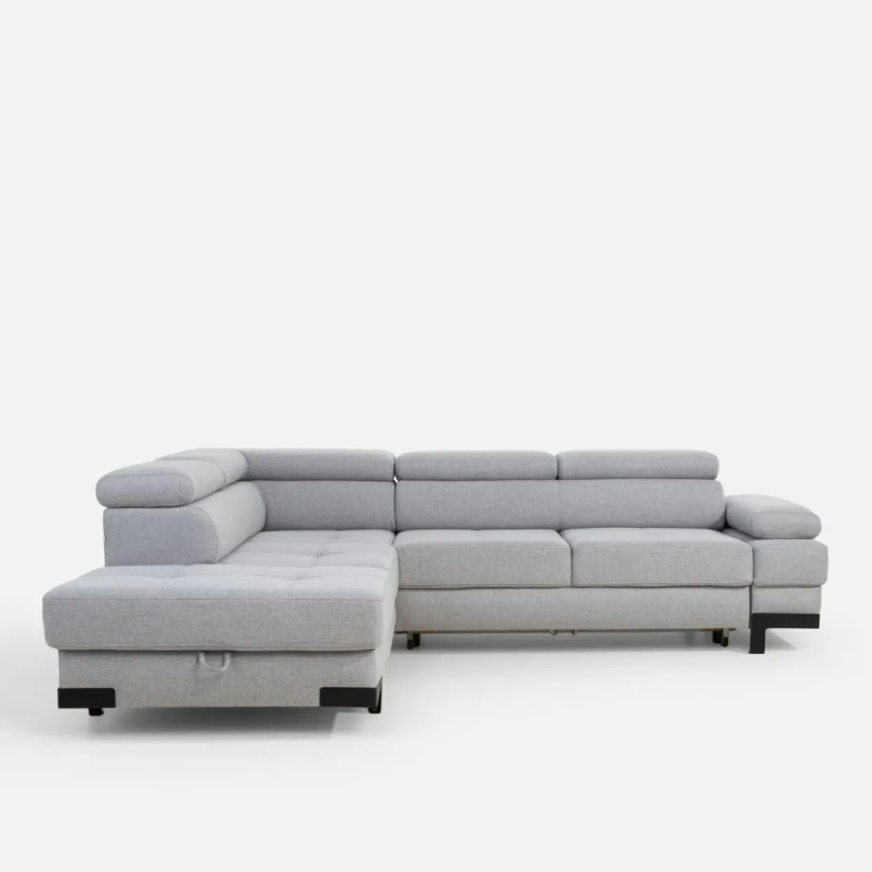 Narożnik rozkładany z regulowanymi zagłówkami EMPORIO L II lewy