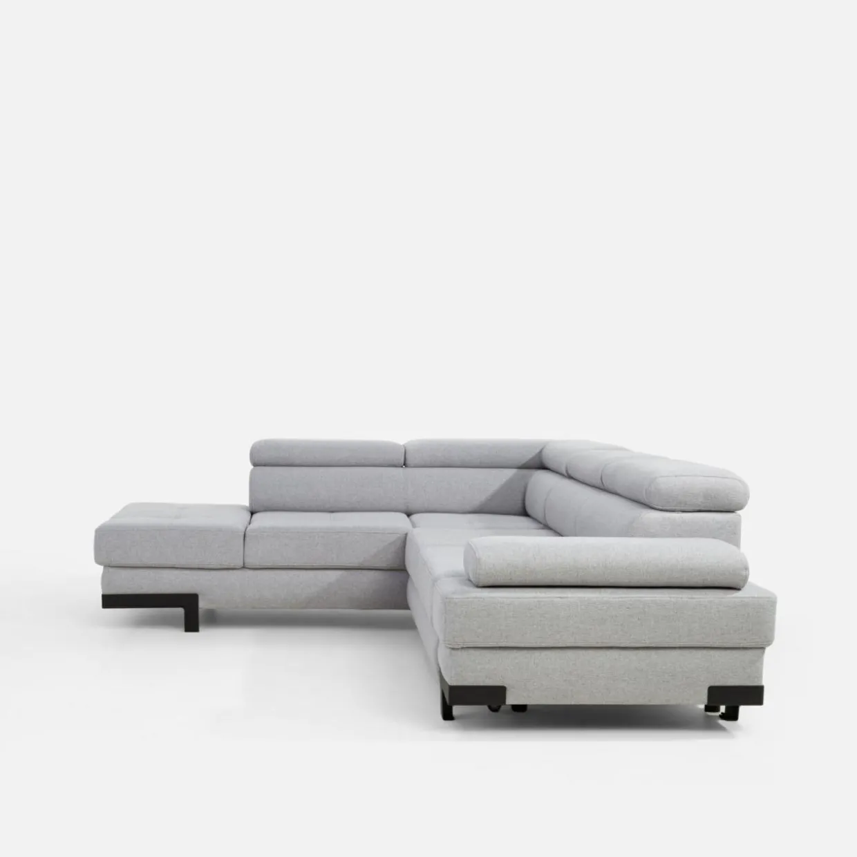 Narożnik rozkładany z regulowanymi zagłówkami EMPORIO L II lewy