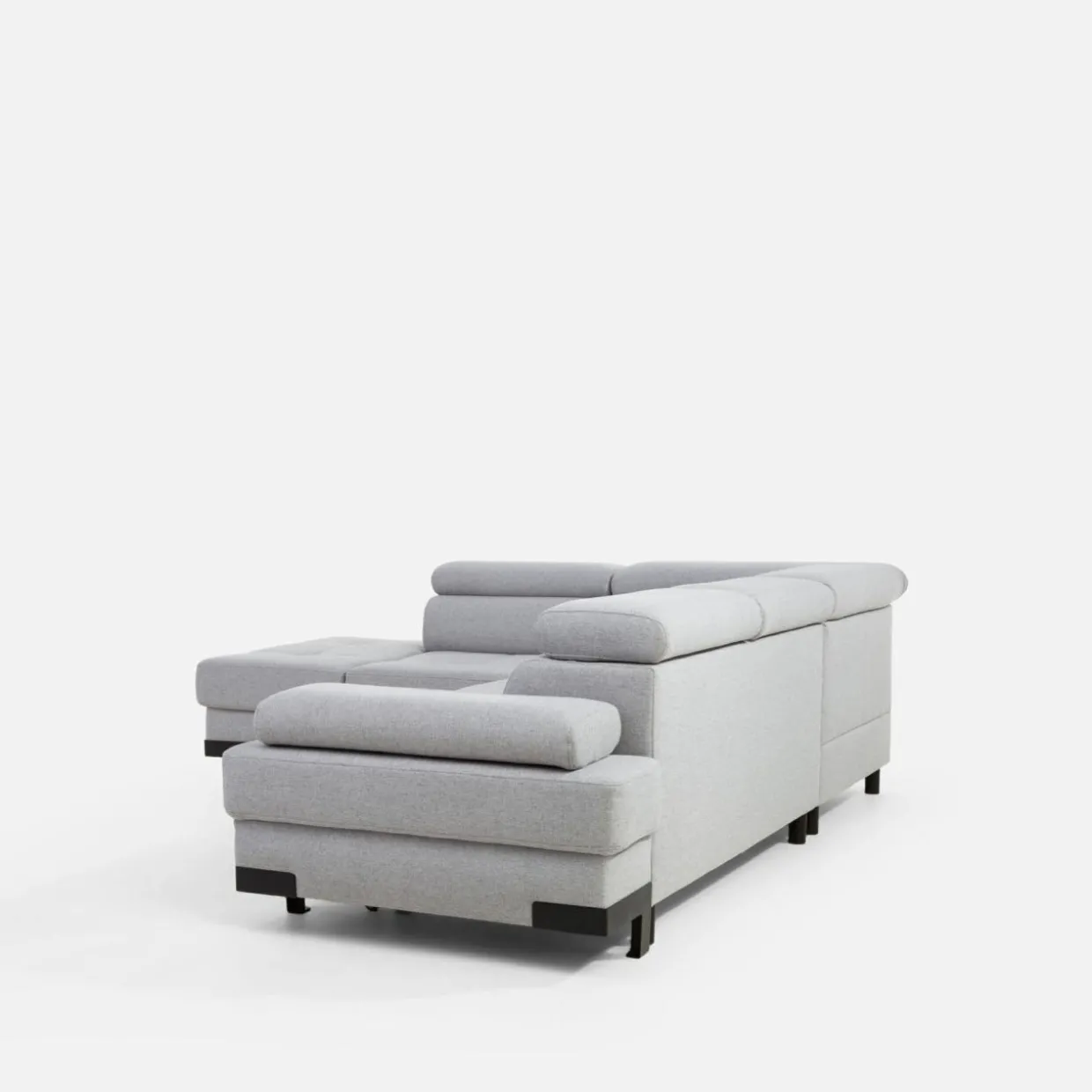 Narożnik rozkładany z regulowanymi zagłówkami EMPORIO L II lewy