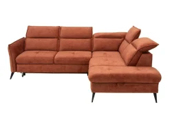 Narożnik rozkładany z ruchomymi zagłówkami APULLA prawy