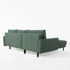 Narożnik rozkładany zielony SOHO S lewy