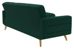 Narożnik rozkładany zielony BODO prawy