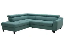 Narożnik rozkładany zielony ASPEN lewy