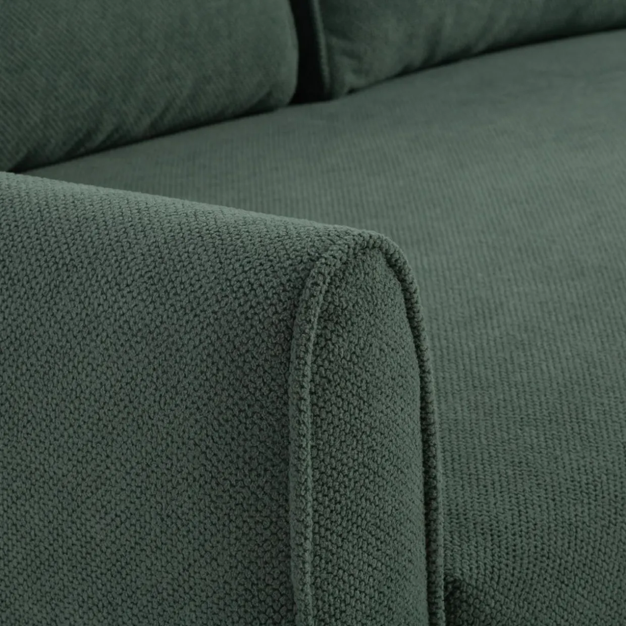 Narożnik rozkładany zielony SOHO S prawy