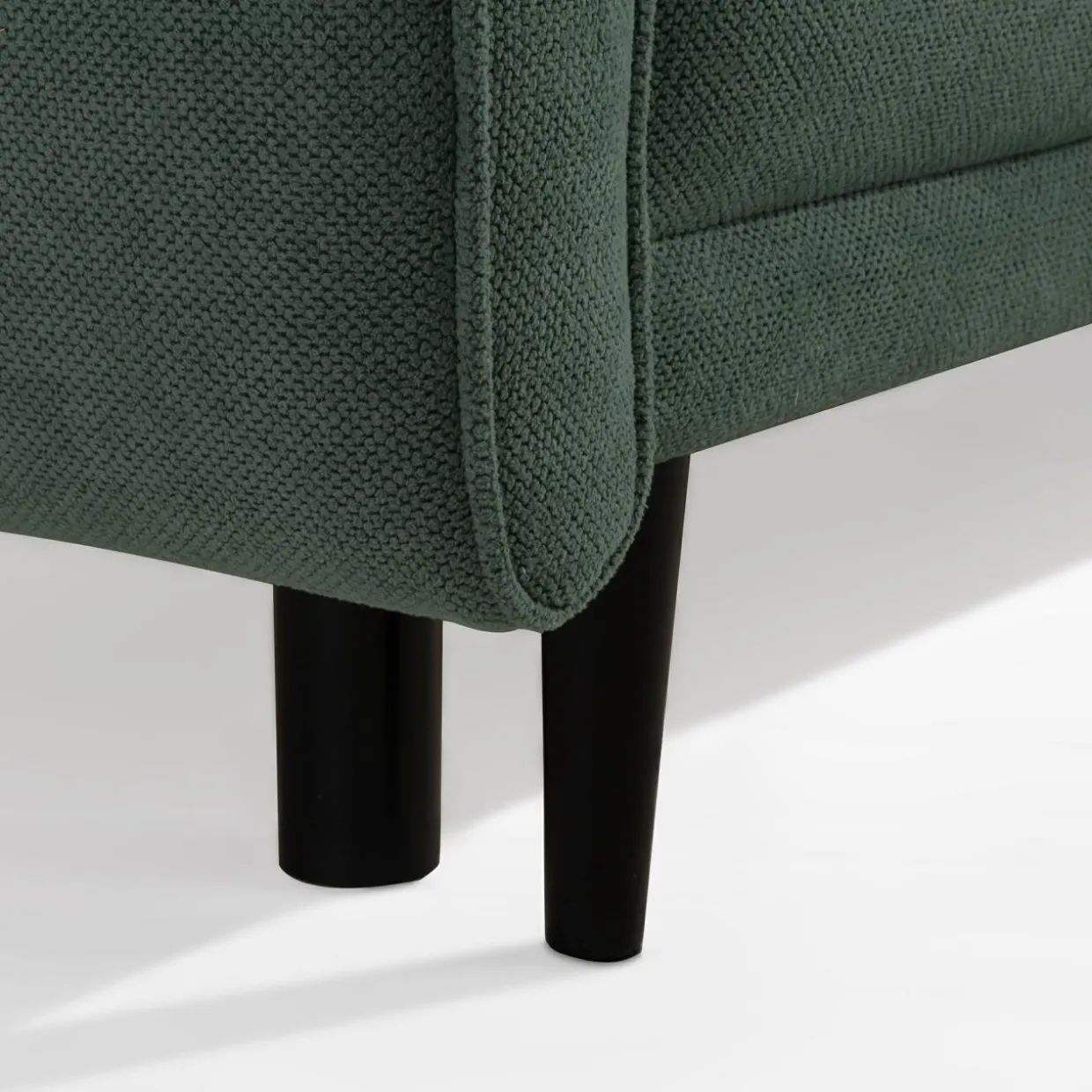 Narożnik rozkładany zielony SOHO S prawy