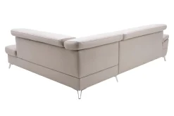 Narożnik skórzany beżowy LEMAN prawy