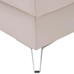 Narożnik skórzany beżowy LEMAN prawy