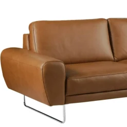 Narożnik skórzany brązowy SPRING prawy